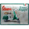 Plaque métal decorative rétro Vespa Italian 0