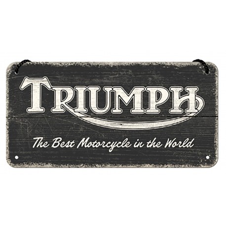 Plaque métal decorative TRIUMPH best motorcycle Plaque métal decorative TRIUMPH best motorcycle