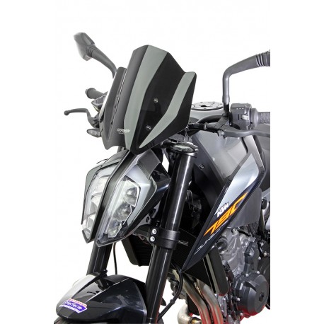 Saute vent moto MRA racing double courbure pour moto KTM 790 DUKE