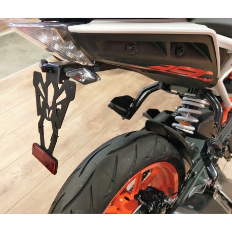 supports de plaque moto court homologué KTM 125 DUKE 200 DUKE 390 DUKE