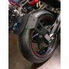 Support de plaque déporté ras de roue ACCES DESIGN pour votre moto TRIUMPH 675 STREET TRIPLE / DAYTONA 765 STREET TRIPLE 6