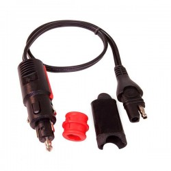 ACCESSOIRES POUR CHARGEURS OPTIMATE 2-Connecteur SAE72 mâle DIN/allume cigare