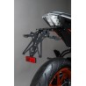 support de plaque réglable homologué LIGHTECH moto KTM 790 DUKE 890 DUKE R 3