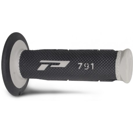 Poignées moto PROGRIP 790 GRISE