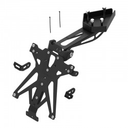 Support de plaque LIGHTECH réglable TRIUMPH 675 DAYTONA 2013-2018 675 STREET TRIPLE 2013-2016 765 STREET TRIPLE 2017-2021