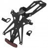 support de plaque réglable homologué LIGHTECH moto YAMAHA YZF-R6 3