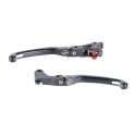 Kit levier de frein et d'embrayage moto repliables réglables LIGHTECH pour votre KAWASAKI ZX6R ZX10R