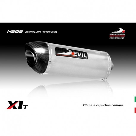Ligne d'Echappement 3 en 1 DEVIL evolution pour YAMAHA MT-09 2016