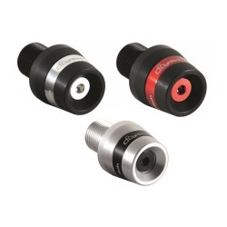 Embout de guidon LIGHTECH Black White Series Devil Series DUCATI MULTISTRADA TRIUMPH SPEED TRIPLE SUZUKI GSR GSXR