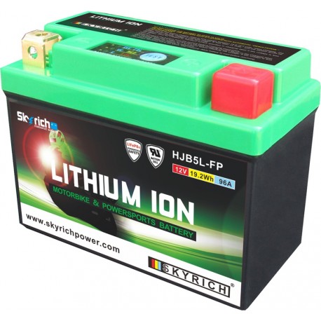 Batterie moto LITHIUM ION YB5L-B / YB4L-B / HJB5L-FP