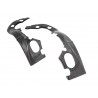 Protection de cadre LIGHTECH carbone brillant SUZUKI GSXR 600 GSXR 750 0