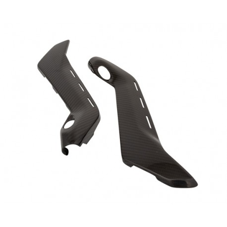 Cache de réservoir latéral LIGHTECH carbone brillant Ducati Panigale V4 2018-2021