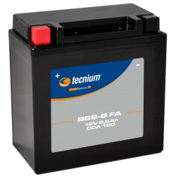 Batterie moto Tecnium activé d'usine SLA YB9-B