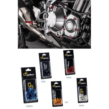 Kit vis moteur en alu LIGHTECH TRIUMPH 675 STREET TRIPLE / R / RX