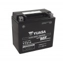 Batterie moto YUASA sans entretien activé d'usine YTX14-BS