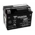 Batterie moto YUASA sans entretien activé d'usine YTX4L FA