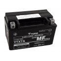 Batterie moto YUASA sans entretien activé d'usine YTX7A FA