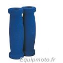 Poignées en mousse bleu