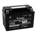 Batterie moto YUASA sans entretien activé d'usine YTX9 FA
