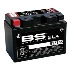 Batterie BS BATTERY SLA sans entretien activé usine YTZ14-S BTZ14S