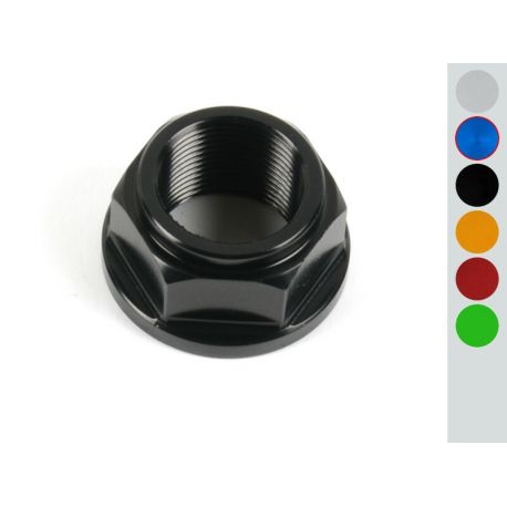 ECRÉcrou d'axe de roue de bras oscillant ou de colonne de direction ergal LIGHTECH pour moto 22 X 1,00