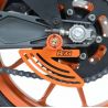 Protege-couronne dent de requin R&G RACING KTM RC125 RC200 RC390 3