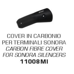 Pare chaleur carbone Echappement ARROW SONORA SUZUKI DL 1050 V-STROM 2020-2023