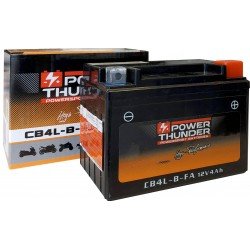 Batterie moto Power Thunder activé d'usine FA YB4L-B