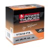 Batterie moto Power Thunder activé d'usine FA YTX14-BS 1