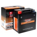 Batterie moto Power Thunder activé d'usine FA YTX14-BS