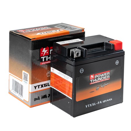 Batterie moto Power Thunder activé d'usine FA YTX5L-BS