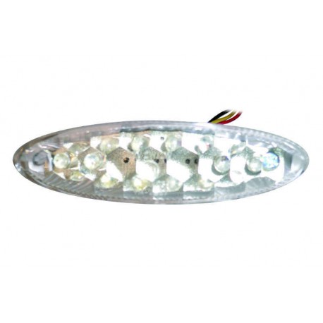 Feu Led moto Transparent universel