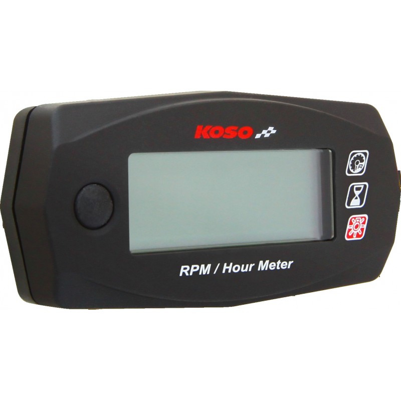 Compteur D'heure moto + Compte Tour Koso Mini compteur de vitesse