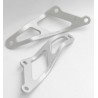 Patte de fixation d'échappement R&G RACING Honda CBR900RR ARGENT 2000-2001 1