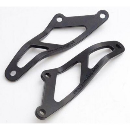 Patte de fixation d'échappement R&G RACING Suzuki GSXR1000 NOIR 2005-2006