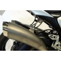 Patte de fixation d'échappement R&G RACING Suzuki GSXR1000 NOIR 2009-2011 2 SILENCIEUX