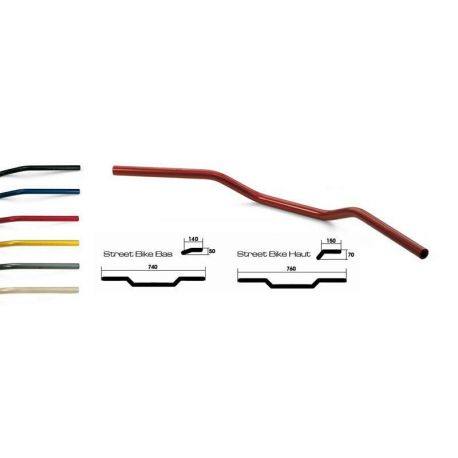 Guidon moto LSL Superbike Flat