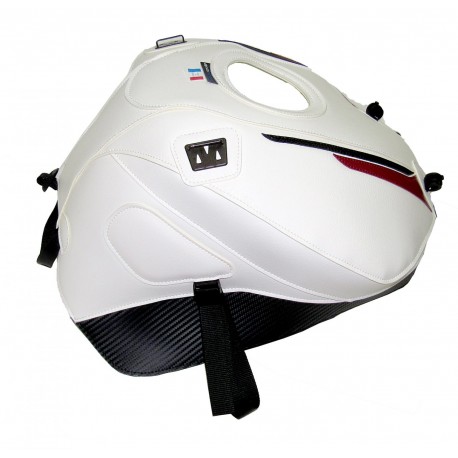 Tapis de reservoir BAGSTER TRIUMPH 765 STREET TRIPLE R 2020-2022 BLANC/DECO NOIR/ROUGE