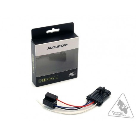 Adaptateur câble pour feux avant moto DENALI phare H4 Harley Davidson