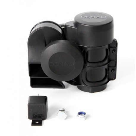 Avertisseur sonore moto DENALI SoundBomb Compact 120dB klaxon moto puissant DENALI