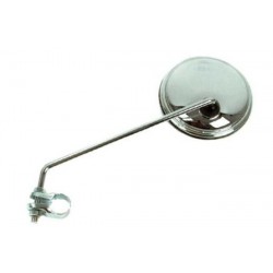 Rétroviseur moto universel à collier V PARTS chrome