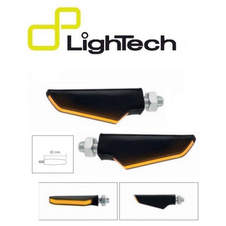Clignotants moto universel LIGHTECH Led FRE933NER Clignotants moto universel LIGHTECH Led FRE933NER