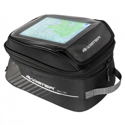 Sacoche de réservoir moto D-LINE IMPACT Magnétique extensible de 15L à 22L