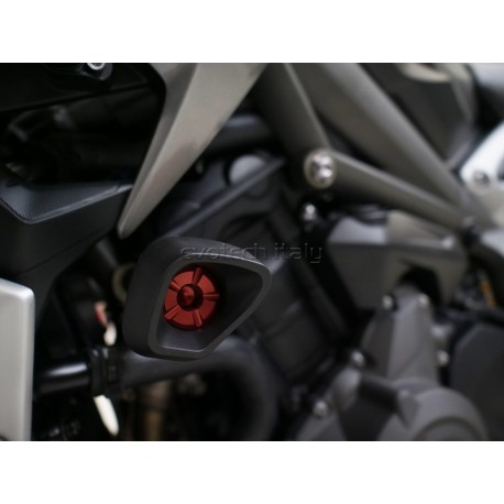 Tampons de protection EVOTECH DEFENTER TRIUMPH 765 STREET TRIPLE 2017-2020