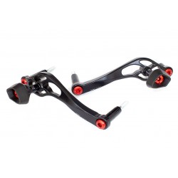 Tampons de protection EVOTECH STREET DEFENTER DUCATI 696 MONSTER 796 MONSTER 1100 MONSTER