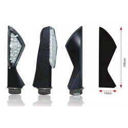 Clignotants moto universel à leds Asym