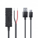 Cable avec convertisseur 12 V pour chargeur induction SP CONNECT