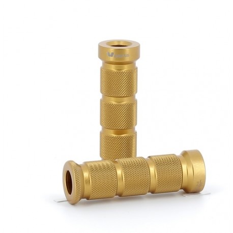 Paire de repose-pieds moto sport en aluminium