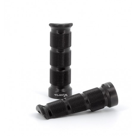 Paire de repose-pieds moto racing en aluminium