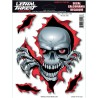 AUTOCOLLANT LETHAL PEEK-A-BOO SKULL 0